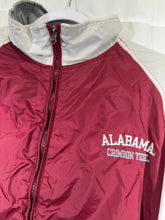 Load image into Gallery viewer, Vintage Alabama X Red Oak Crimson/White Rain Jacket Windbreaker Large
