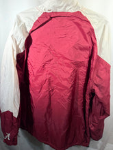 Load image into Gallery viewer, Vintage Alabama X Red Oak Crimson/White Rain Jacket Windbreaker Large
