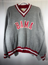 Load image into Gallery viewer, 1970's Alabama X Russell Grey V Neck Sweatshirt Boxy Medium
