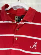 Load image into Gallery viewer, Alabama X Chiliwear Crimson Striped Polo Shirt Medium
