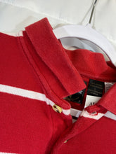 Load image into Gallery viewer, Alabama X Chiliwear Crimson Striped Polo Shirt Medium
