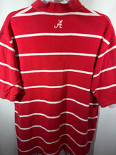 Load image into Gallery viewer, Alabama X Chiliwear Crimson Striped Polo Shirt Medium
