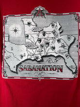 Load image into Gallery viewer, Alabama 2007 "Saban Nation" Map Crimson T-Shirt Medium

