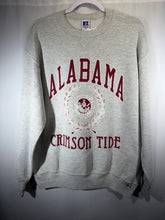 Load image into Gallery viewer, Vintage Alabama X Russell Crest Grey Crewneck Sweatshirt Large

