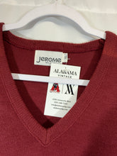 Load image into Gallery viewer, 1980's Alabama X Jerome Crimson V Neck Sweater Women's Large
