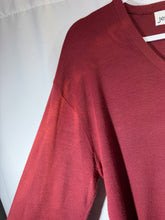 Load image into Gallery viewer, 1980's Alabama X Jerome Crimson V Neck Sweater Women's Large
