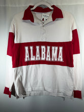 Load image into Gallery viewer, Alabama White/Crimson Rugby Type Shirt Small
