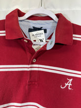 Load image into Gallery viewer, Alabama X Tommy Hilfiger Crimson Striped Polo Shirt XL
