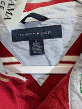 Load image into Gallery viewer, Alabama X Tommy Hilfiger Crimson Striped Polo Shirt XL
