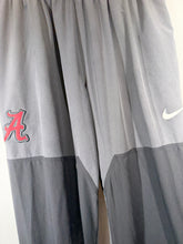 Load image into Gallery viewer, Nike X Alabama Team Issued Grey/Black Windbreaker Pants Medium
