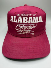 Load image into Gallery viewer, Vintage Alabama X Signatures Crimson Snapback Hat
