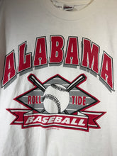 Load image into Gallery viewer, Vintage Alabama Baseball X Campus Designs White Cropped T-Shirt Large
