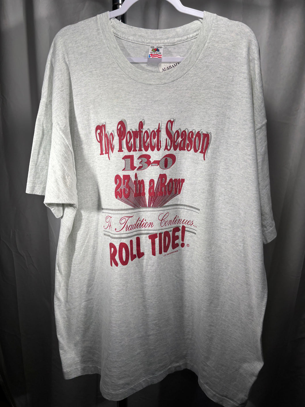 1992 National Champs Grey T-Shirt 2XL XXL