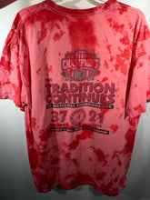 Load image into Gallery viewer, 2009 National Champs Tie Dye Crimson T-Shirt Large
