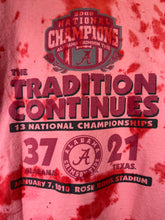 Load image into Gallery viewer, 2009 National Champs Tie Dye Crimson T-Shirt Large

