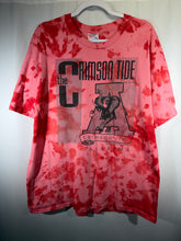 Load image into Gallery viewer, Vintage Alabama X Hanes Crimson Tie Dyed T-Shirt Large
