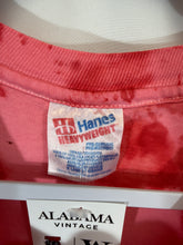 Load image into Gallery viewer, Vintage Alabama X Hanes Crimson Tie Dyed T-Shirt Large
