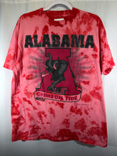 Load image into Gallery viewer, Vintage Alabama X US Graphics Crimson Tie Dyed T-Shirt Medium

