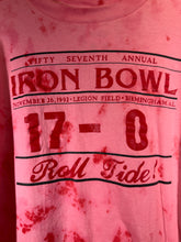 Load image into Gallery viewer, 1992 Iron Bowl Crimson Tie Dyed 3/4 Length Sleeve Shirt Boxy XL

