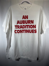Load image into Gallery viewer, Vintage "Auburn Tradition Continues" Probation White T-Shirt XL
