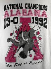 Load image into Gallery viewer, 1992 National Champs X Fruit of the Loom White T-Shirt Large

