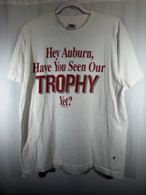 Load image into Gallery viewer, 1993 Iron Bowl "Have You Seen Our Trophy Case?" White Game Day T-Shirt Medium
