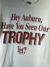 Load image into Gallery viewer, 1993 Iron Bowl "Have You Seen Our Trophy Case?" White Game Day T-Shirt Medium
