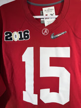 Load image into Gallery viewer, Alabama X Nike #15 CFP Crimson Football Jersey XL
