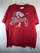 Load image into Gallery viewer, 2009 National Champs Crimson Nike T-Shirt Large
