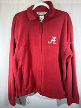 Load image into Gallery viewer, Alabama X Columbia Crimson Fleece Zip Up Jacket Large
