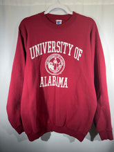 Load image into Gallery viewer, Vintage Alabama X The Game Crimson Crest Crewneck Sweatshirt Large
