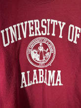 Load image into Gallery viewer, Vintage Alabama X The Game Crimson Crest Crewneck Sweatshirt Large
