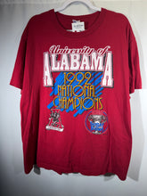 Load image into Gallery viewer, 1992 National Champs Graphic Crimson T-Shirt Large
