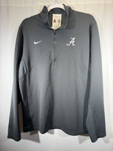 Load image into Gallery viewer, Nike X Alabama Team Issued Black Quarter Zip Large
