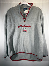 Load image into Gallery viewer, Vintage Alabama Grey Embroidered Quarter Zip Women's Large
