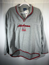 Load image into Gallery viewer, Vintage Alabama Grey Embroidered Quarter Zip Women's Large
