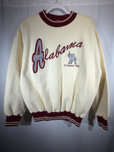Load image into Gallery viewer, Vintage Alabama X Franklin Mills Cream White/Crimson Crewneck Sweatshirt Medium
