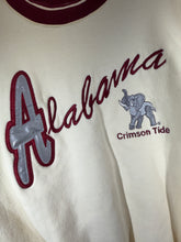 Load image into Gallery viewer, Vintage Alabama X Franklin Mills Cream White/Crimson Crewneck Sweatshirt Medium

