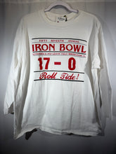 Load image into Gallery viewer, 1992 Iron Bowl 3/4 Sleeve White Game Day Shirt Boxy XL
