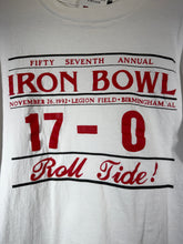 Load image into Gallery viewer, 1992 Iron Bowl 3/4 Sleeve White Game Day Shirt Boxy XL
