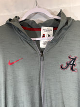 Load image into Gallery viewer, Nike X Alabama Team Issued Grey Lightweight Zip W Hood XL
