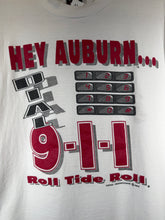 Load image into Gallery viewer, 1994 Iron Bowl White "Dial 911" T-Shirt Large
