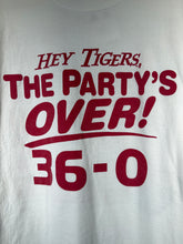 Load image into Gallery viewer, 2008 Iron Bowl White "The Party's Over" T-Shirt Large
