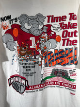 Load image into Gallery viewer, 2008 Iron Bowl White "The Party's Over" T-Shirt Large
