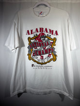 Load image into Gallery viewer, 1992 National Champs X Jerzees White T-Shirt Large
