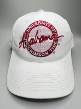 Load image into Gallery viewer, Vintage Alabama X The Game Circle Logo White Snapback Hat
