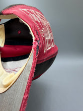 Load image into Gallery viewer, Vintage Alabama Crimson/Black Distressed Two Tone Snapback Hat
