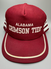 Load image into Gallery viewer, 1980s Alabama Three Striped USA Trucker Snapback Hat
