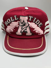 Load image into Gallery viewer, 1980s Alabama Three Striped USA Trucker Snapback Hat
