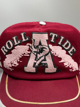 Load image into Gallery viewer, 1980s Alabama Three Striped USA Trucker Snapback Hat
